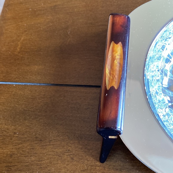 Vintage GOURMATES by Glo-Hill Divided Serving Tray Bakelite Handles - Picture 12 of 13